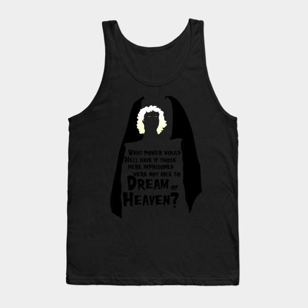 Dreams of Heaven - blk text Tank Top by Rackham